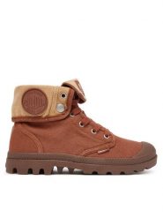 Palladium Trampki Baggy 92353-212-M Brązowy. Brązowe trampki Palladium, bez wzorów, z materiału, bez zapięcia. Za 399.99 zł.