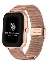 U.S. Polo Assn. Smartwatch w kolorze różowozłotym rozmiar: onesize. Czerwone, cyfrowe zegarki U.S. Polo Assn., metalowe. Za 356.61 zł.