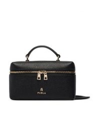 Furla Torebka Camelia Micro WE00625 HSF000 CN O6000 Czarny. Czarne torebki klasyczne Furla, bez wzorów, ze skóry, bez dodatków. Za 944.99 zł.