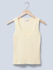 LeGer Top "Kaili" w kolorze żółtym rozmiar: 42. Żółte topy LeGer, bez wzorów, bez kołnierzyka, bez ramiączek. Za 104.89 zł.