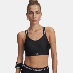 Biustonosz sportowy Under Armour Infinity 2.0 High Sports Bra. Czarne bielizna sportowa Under Armour, m, bez wzorów. Za 179.99 zł.