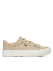 Juicy Couture Tenisówki VSJU001 Beżowy. Brązowe trampki Juicy Couture, bez wzorów, z materiału, bez zapięcia. Za 179.99 zł.