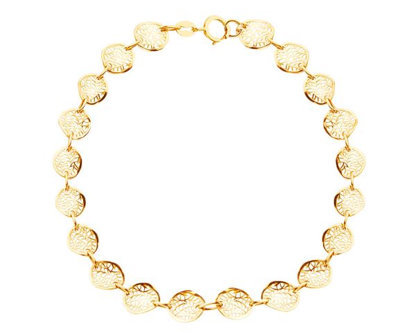 Złota bransoletka. Żółte bransoletki Apart, złote. Za 3,659.00 zł.