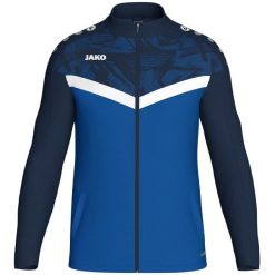 Poliestrowa bluza dresowa Jako Iconic. Niebieskie bluzy sportowe JAKO, l, bez wzorów, z dresówki, z kapturem. Za 278.50 zł.