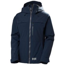 Damska kurtka narciarska z kapturem Helly Hansen Eagle Ins. Niebieskie kurtki narciarskie Helly Hansen, bez wzorów, z kapturem, narciarskie. Za 1,957.50 zł.