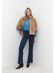 More & More Kurtka pluszowa w kolorze karmelowym rozmiar: 40. Brązowe kurtki More & More, bez wzorów, bez kaptura. Za 269.95 zł.