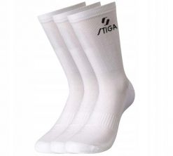 Skarpety tenisowe Stiga Sock Pro High. Białe skarpety STIGA, bez wzorów, z lycry. Za 152.99 zł.