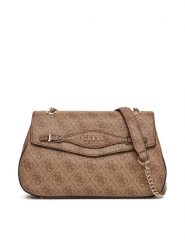 Guess Torebka Katya HWSG96 52210 Brązowy. Brązowe torebki klasyczne Guess, z aplikacjami, ze skóry, bez dodatków. Za 589.99 zł.