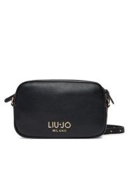 Liu Jo Torebka Ecs S Camera Case AF5137 E0058 Czarny. Czarne listonoszki Liu Jo, bez wzorów, ze skóry, bez dodatków. Za 489.99 zł.