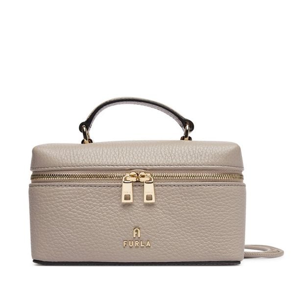 Torebka Furla. Szare torebki klasyczne Furla, bez wzorów, bez dodatków. Za 944.99 zł.