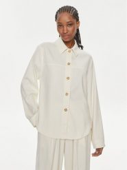 Samsøe Samsøe Koszula Esmel F23300164 Écru Relaxed Fit. Koszule Samsøe & Samsøe, xl, bez wzorów, z syntetyku, bez kołnierzyka, bez ramiączek. Za 379.99 zł.