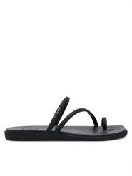 Crocs Japonki Miami Toe Loop Sandal 209862 Czarny. Czarne klapki Crocs, bez wzorów, z tworzywa sztucznego, bez obcasa. Za 149.99 zł.