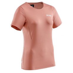 Koszulka sportowa z krótkim rękawem CEP damska. Czerwone koszulki sportowe CEP, bez wzorów, bez ramiączek. Za 199.00 zł.