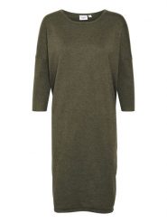 SAINT TROPEZ Sukienka "Saint Tropez" w kolorze khaki rozmiar: M. Brązowe sukienki Saint Tropez, na co dzień, m, bez wzorów, bez kołnierzyka, bez ramiączek, mini, proste. Za 101.23 zł.