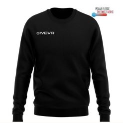 Bluza piłkarska dla dorosłych Givova Maglia One czarna. Czarne bluzy Givova, xs, bez wzorów, bez kaptura. Za 69.00 zł.
