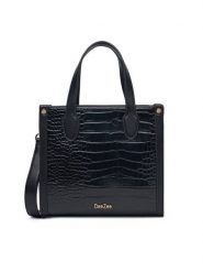 DeeZee Torebka DZE-S-015-07 Czarny. Czarne torebki klasyczne DeeZee, bez wzorów, ze skóry, bez dodatków. Za 139.99 zł.