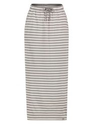 Sublevel Spódnica w kolorze szarobrązowo-białym rozmiar: M. Brązowe spódnice Sublevel, m, bez wzorów, z bawełny, maxi. Za 69.99 zł.