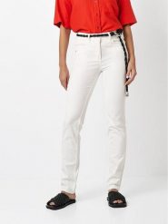 Toni Dżinsy - Slim fit - w kolorze białym rozmiar: W46. Białe jeansy Toni, bez wzorów, z podwyższonym stanem. Za 152.99 zł.