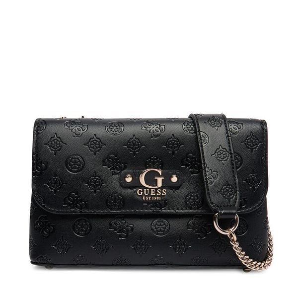 Torebka Guess. Czarne torebki klasyczne Guess, z aplikacjami, bez dodatków. Za 589.99 zł.