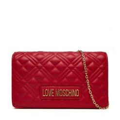 Torebka LOVE MOSCHINO. Czerwone torebki klasyczne Love Moschino, bez wzorów, bez dodatków. Za 639.99 zł.