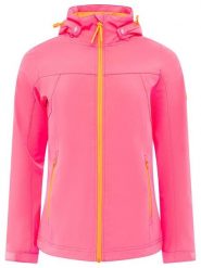 Zwillingsherz Kurtka softshellowa w kolorze różowo-pomarańczowym rozmiar: XL. Pomarańczowe kurtki sportowe Zwillingsherz, xl, bez wzorów, bez kaptura, outdoorowe. Za 239.99 zł.