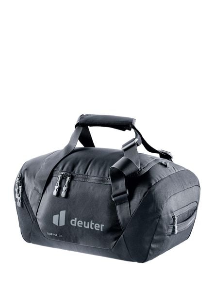 Torba Deuter Duffel 35 - black. Czarne torby na ramię Deuter, bez wzorów, z materiału, na ramię, bez dodatków. Za 313.49 zł.