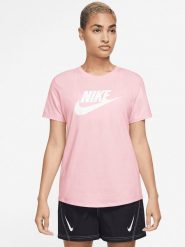 Nike Koszulka w kolorze jasnoróżowym rozmiar: XS. Różowe bluzki Nike, xs, bez wzorów, z bawełny, bez kołnierzyka, bez ramiączek. Za 105.63 zł.