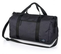 Damska torba sportowa Loap Revca czarna. Czarne torby na ramię ÀLG, z aplikacjami, z materiału, eleganckie, na ramię, zdobione, bez dodatków. Za 184.99 zł.