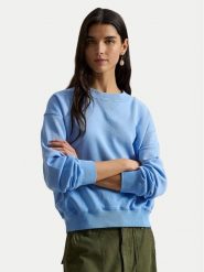 Polo Ralph Lauren Bluza 211971690500 Niebieski Relaxed Fit. Niebieskie bluzy Polo Ralph Lauren, s, bez wzorów, z bawełny, bez kaptura. Za 739.99 zł.