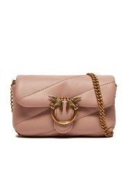 Pinko Torebka Love Puff Micro C PE 24 PCPL 100041 A0F2 Różowy. Czerwone torebki klasyczne Pinko, bez wzorów, ze skóry, bez dodatków. Za 979.99 zł.