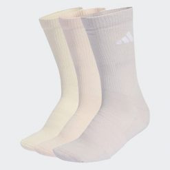 Podkolanówki wyściełane ADIDAS 3 sztuki. Brązowe skarpety Adidas, bez wzorów. Za 57.49 zł.