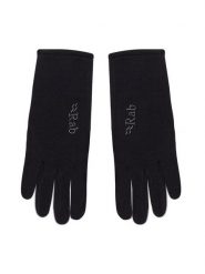 Rab Rękawiczki Damskie Power Stretch Pro Gloves QAG-48 Czarny. Czarne rękawiczki RAB, bez wzorów, z materiału, sportowe. Za 139.99 zł.