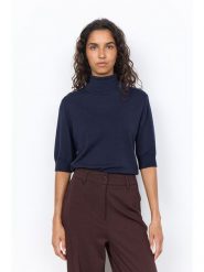 Soyaconcept Golf "Dollie" w kolorze granatowym rozmiar: XL. Niebieskie golfy Soyaconcept, xl, bez wzorów, bez ramiączek. Za 184.95 zł.