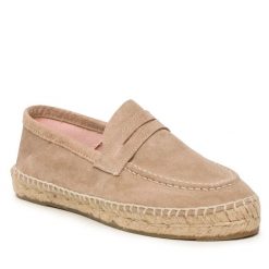 Espadryle Manebi. Brązowe espadryle Manebi, bez wzorów, bez obcasa, bez zapięcia. Za 699.99 zł.