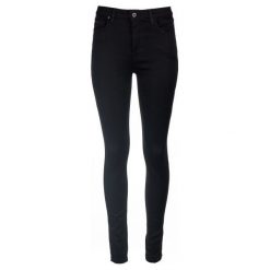 Pepe Jeans jeansy damskie Regent 25/30, czarne. Czarne jeansy Pepe Jeans, bez wzorów, z podwyższonym stanem. W wyprzedaży za 290.00 zł.