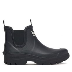 Kalosze Barbour. Czarne kalosze Barbour, bez wzorów. Za 399.99 zł.