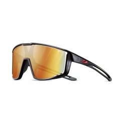 Okulary rowerowe JULBO FURY - czarny | Reactiv Light Amplifier Cat 1-3. Czarne okulary przeciwsłoneczne JULBO, bez wzorów, sportowe. Za 649.99 zł.