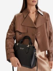 Nine West Torebka EO-Lumina-LX10278 Czarny. Czarne torebki klasyczne Nine West, bez wzorów, z materiału, bez dodatków. Za 349.99 zł.