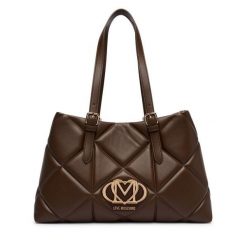 Torebka LOVE MOSCHINO. Brązowe shopper Love Moschino, bez wzorów, bez dodatków. Za 1,099.00 zł.