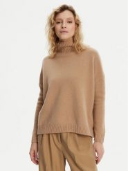 Weekend Max Mara Golf Borgia 2425366082 Brązowy Loose Fit. Brązowe golfy Weekend Max Mara, xs, bez wzorów, z wełny, bez ramiączek. Za 1,129.00 zł.