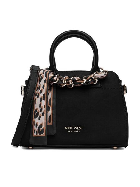 Nine West Torebka CEO-HELLESA-LDA9464 Czarny. Czarne torebki klasyczne Nine West, bez wzorów, ze skóry, bez dodatków. Za 249.99 zł.