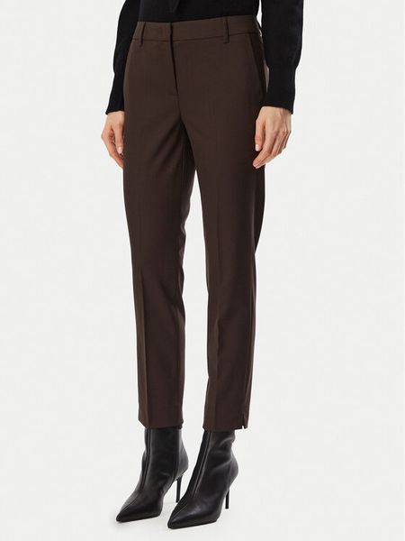 Marella Spodnie materiałowe Esordio 2623136201 Brązowy Regular Fit. Brązowe spodnie materiałowe Marella, bez wzorów, z materiału. Za 849.99 zł.