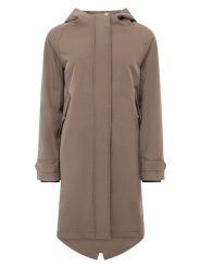 Zwillingsherz Parka "Keep Smiling" w kolorze jasnobrązowym rozmiar: L. Brązowe parki Zwillingsherz, l, bez kaptura. Za 260.99 zł.