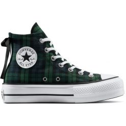 Buty sportowe Converse Chuck Taylor All Star Lift. Zielone trekkingi Converse, trekkingowe. Za 427.52 zł.