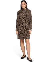 BETTY & CO Sukienka w kolorze brązowym rozmiar: 42. Brązowe sukienki Betty & Co, na co dzień, bez wzorów, bez kołnierzyka, bez ramiączek, mini, proste. Za 129.95 zł.