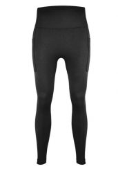Legginsy fitness damskie Beshaped Lift Me Up z kieszeniami. Czarne legginsy BESHAPED, s, bez wzorów, z dzianiny, z podwyższonym stanem, długie. Za 159.20 zł.
