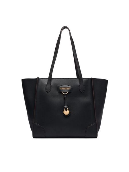 LOVE MOSCHINO Torebka JC4158PP1PL1300A Czarny. Czarne torebki klasyczne Love Moschino, bez wzorów, ze skóry, bez dodatków. Za 1,099.00 zł.