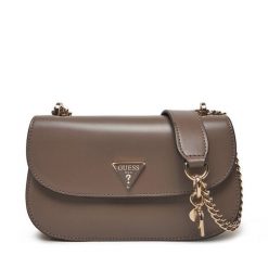 Torebka Guess. Brązowe torebki klasyczne Guess, z aplikacjami, bez dodatków. Za 359.99 zł.