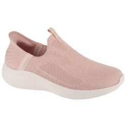 Buty sportowe Sneakersy damskie, Slip-Ins: Ultra Flex 3.0 - Easy Win. Czerwone obuwie sportowe Skechers, bez zapięcia, trekkingowe, Skechers Sport. Za 379.99 zł.