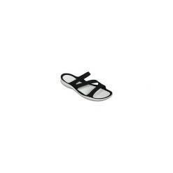Klapki damskie Crocs Swiftwater Sandal W. Białe klapki Crocs, bez wzorów, bez obcasa. Za 159.00 zł.